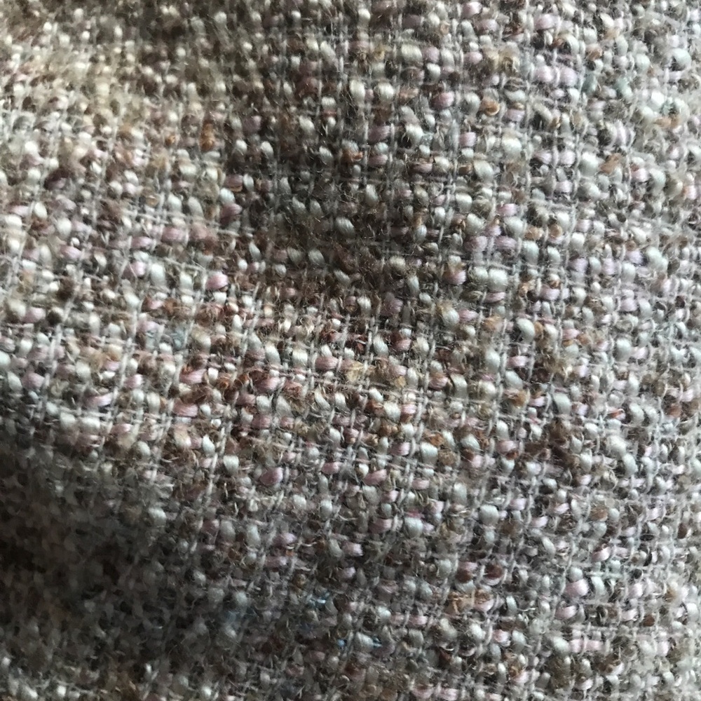 Jones New York tan wool textured skirt 14 - Picture 7 of 8